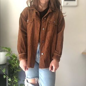 Brown Corduroy Casual Jacket - Primark